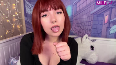 DogWife – Redhead Gives You Blowjob Simulation