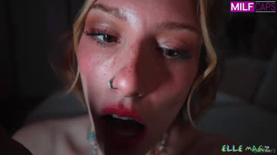 Elle Marz – Wild Step Fantasy Blowjob For His Hard Cock