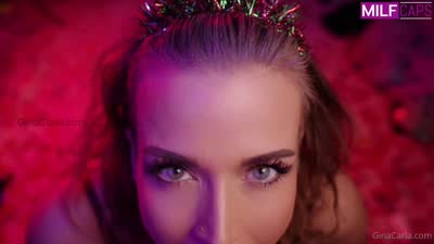 GinaCarla – POV Santa JOI Edging with Sparkly Tinsel Headband